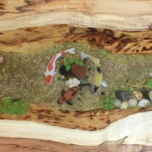 Resin River coffee table